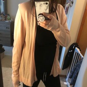 Blush colored cardi